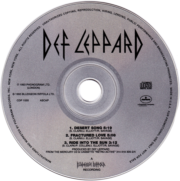 Def leppard personal jesus. 1992 - Heaven is (Phonogram Bludgeon Riffola, 864 731-2) CDS обложка альбома. 1992 - Let's get Rocked (Phonogram Bludgeon Riffola, 866 591-2) CDS.